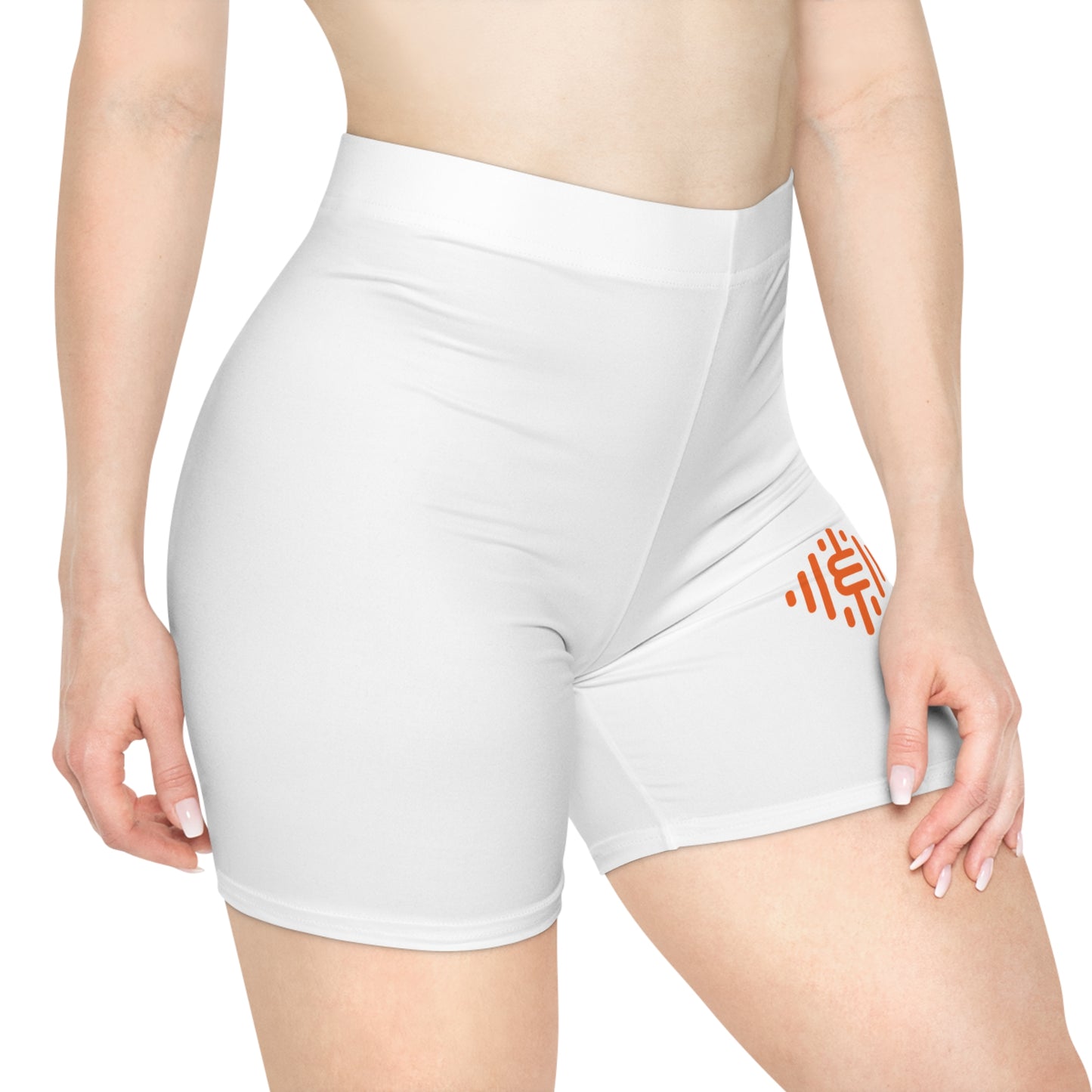 Equalizer Women's Biker Shorts - White