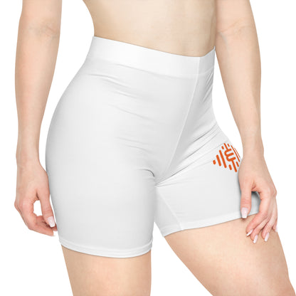 Equalizer Women's Biker Shorts - White